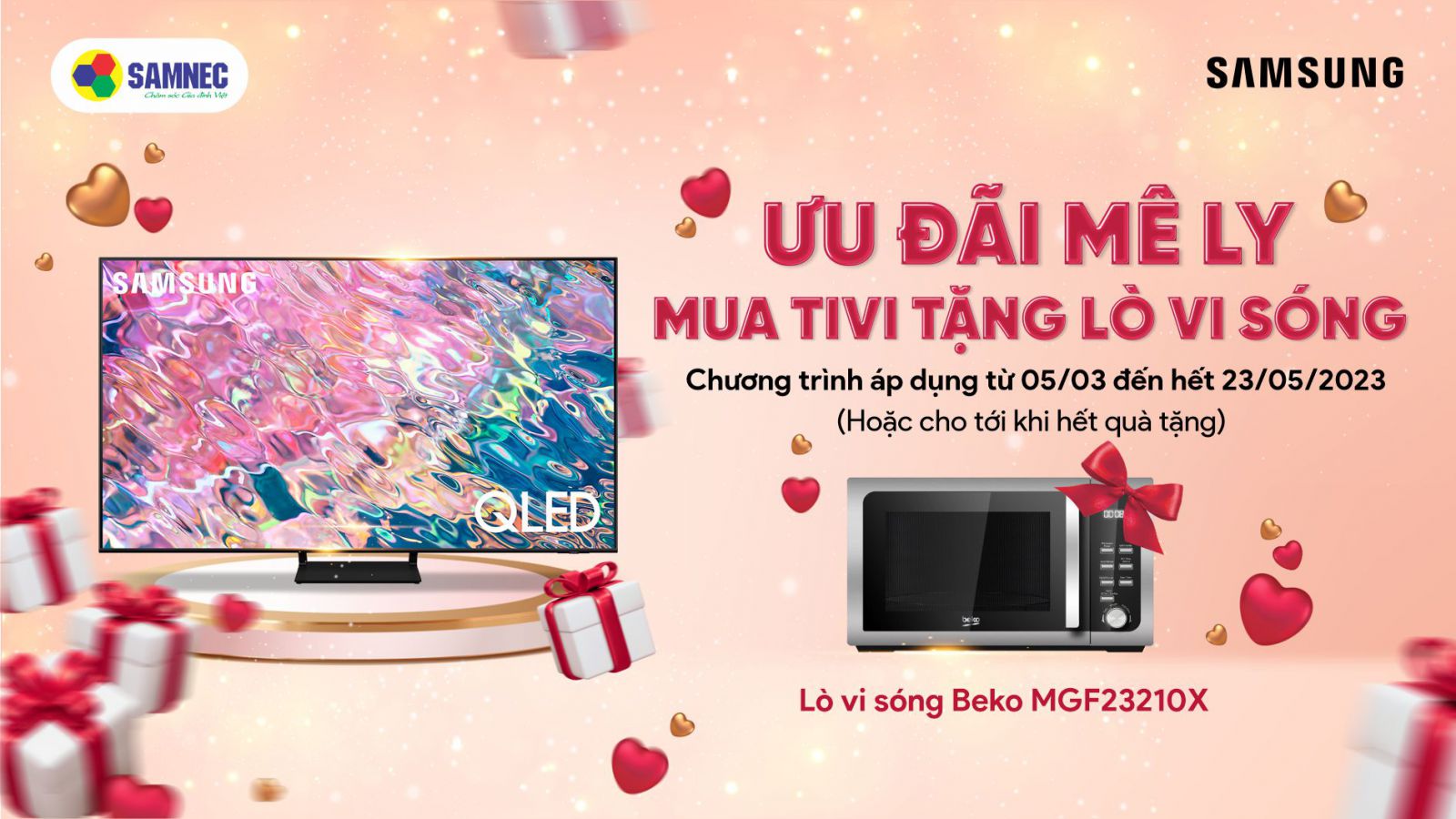 Khuyến mãi mua tivi samsung tặng lò vi sóng 