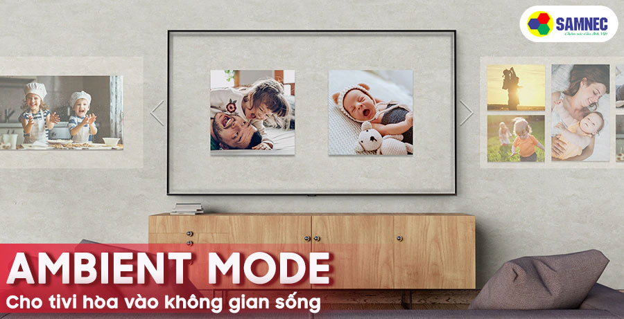Trưng bày ảnh qua ambient mode