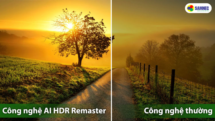 Công nghệ AI HDR Remastering trên tivi Samsung