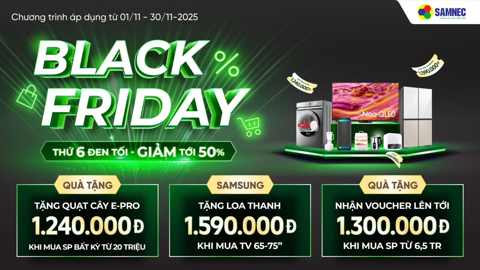 Chương trình khuyến mãi ngày Black Friday