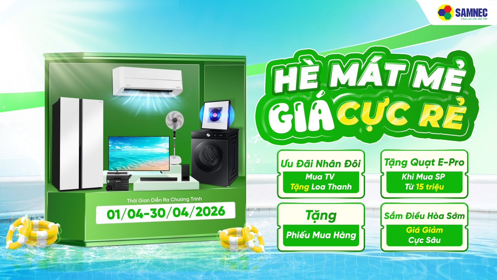 Hè mát mẻ – Giá cực rẻ