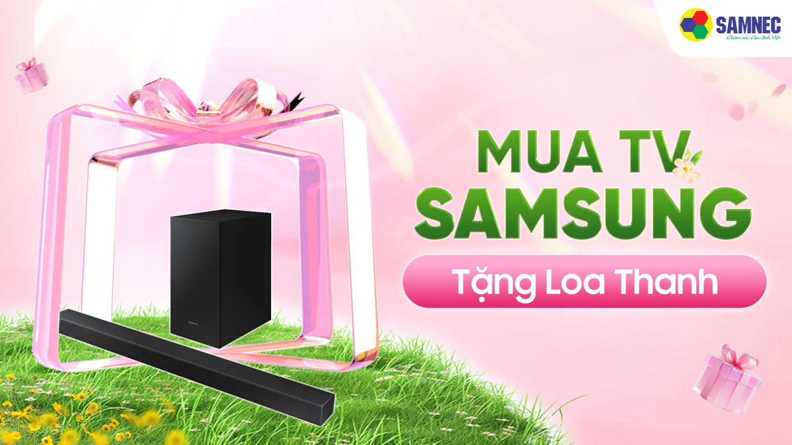 Ưu đãi nhân đôi - Mua tivi tặng loa thanh