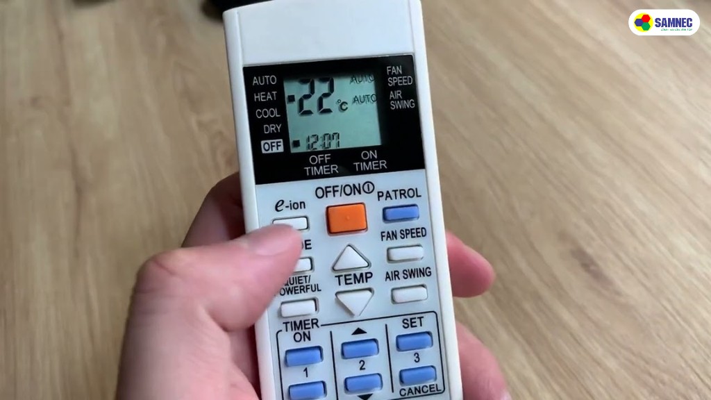 Cách chỉnh điều khiển máy lạnh Panasonic
