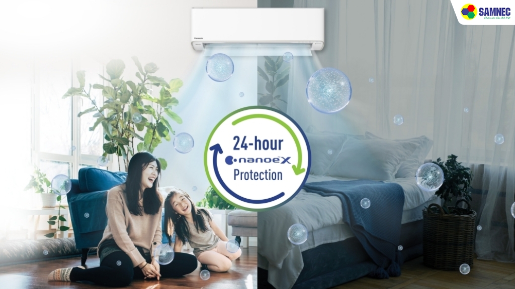 Điều hòa Panasonic 1 chiều dòng VU được trang bị nanoe X