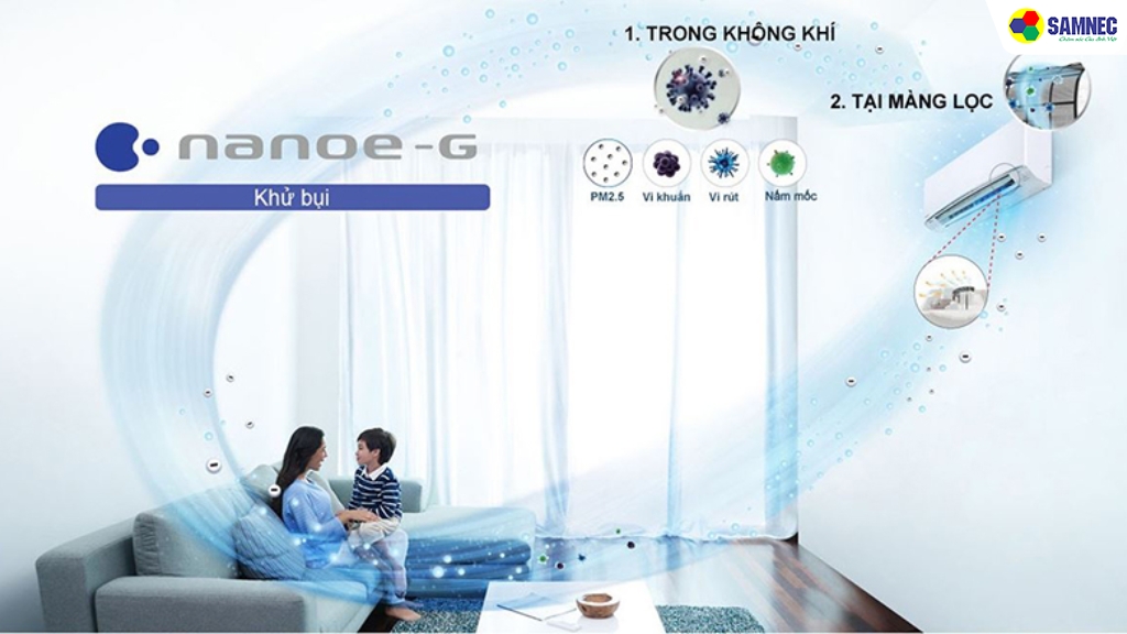 Lọc khí sạch sâu Loại bỏ 99% bụi mịn PM2.5