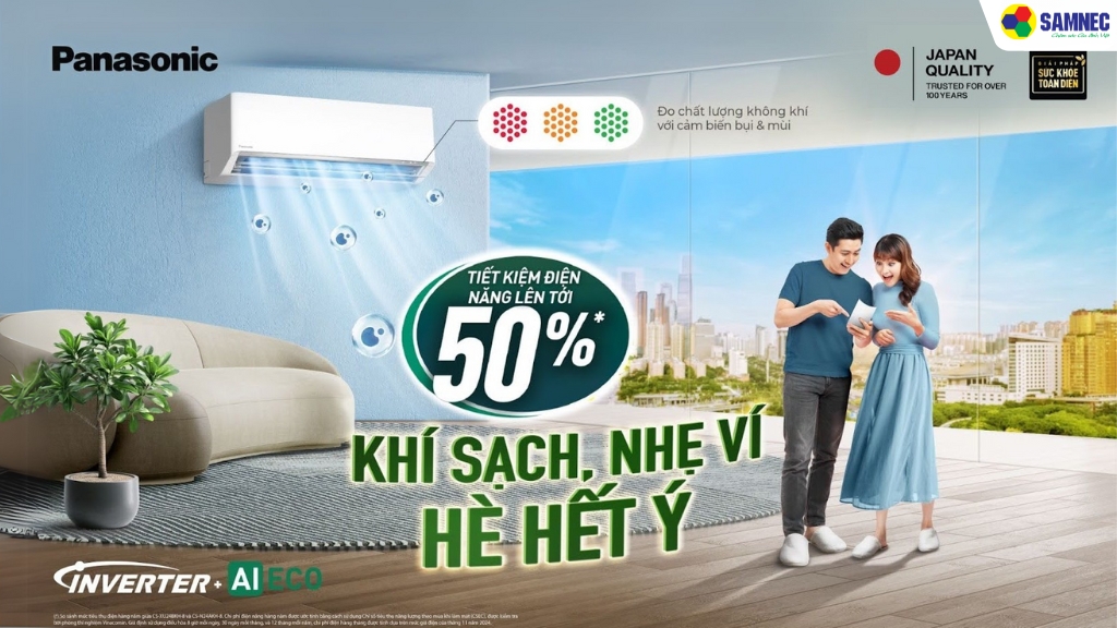 Ra mắt điều hòa Panasonic XU thế hệ mới 2025 với nhiều tính năng hiện đại
