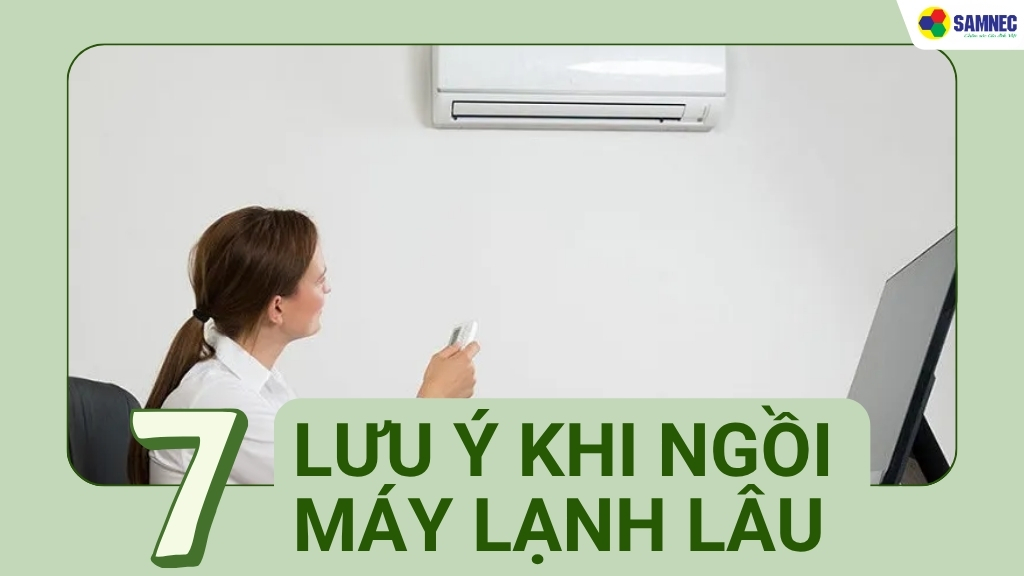 Mách bạn 7 lưu ý khi ngồi máy lạnh lâu để tránh đau họng, khô da