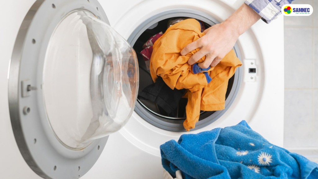  khối lượng quần áo cho máy giặt là khối lượng quần áo khô