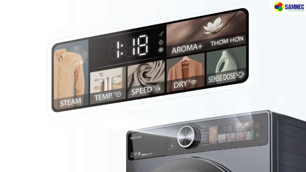 Có nên chọn máy giặt Toshiba trang bị công nghệ Aroma+