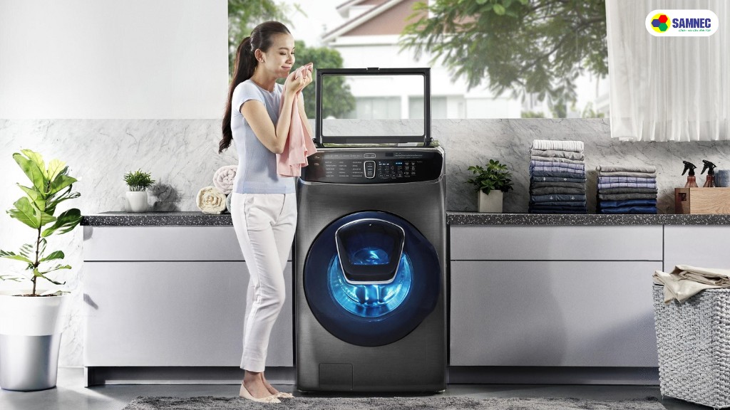 Chức năng vắt của máy giặt Samsung có ưu điểm gì
