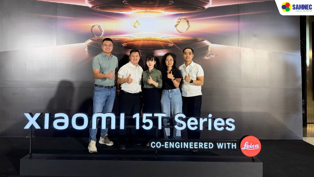 SAMNEC tham dự sự kiện ra mắt sản phẩm Xiaomi 15T Series cùng loạt thiết bị AIoT thông minh của Xiaomi