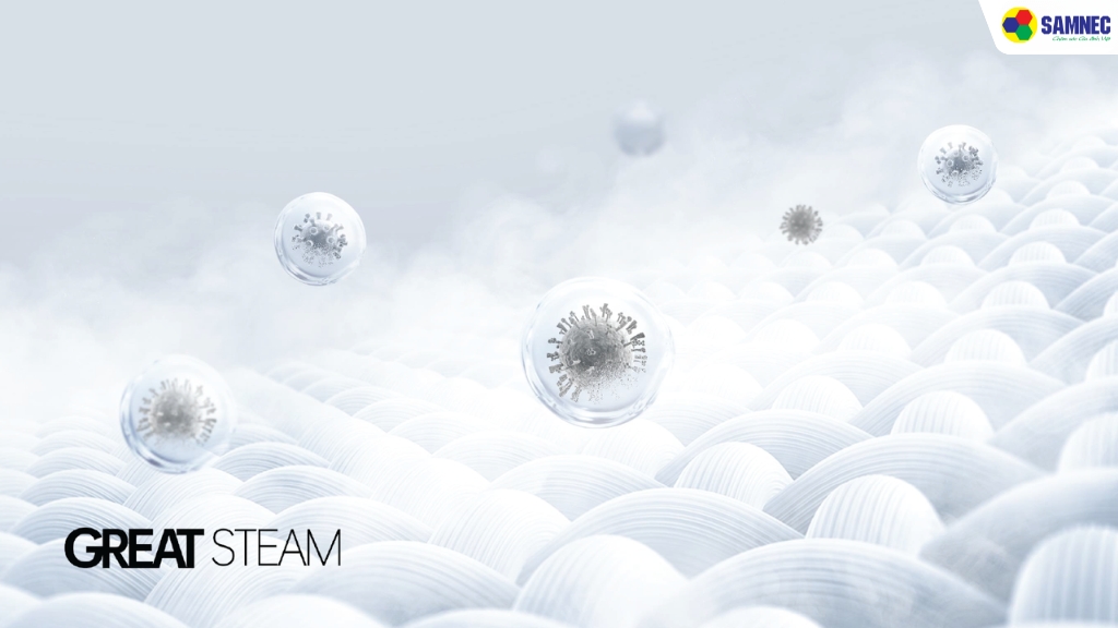Công nghệ giặt hơi nước Great Steam