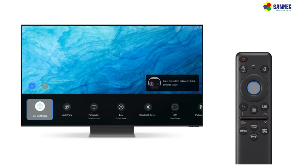 cách điều chỉnh kích thước hình ảnh tivi Samsung Bước 3