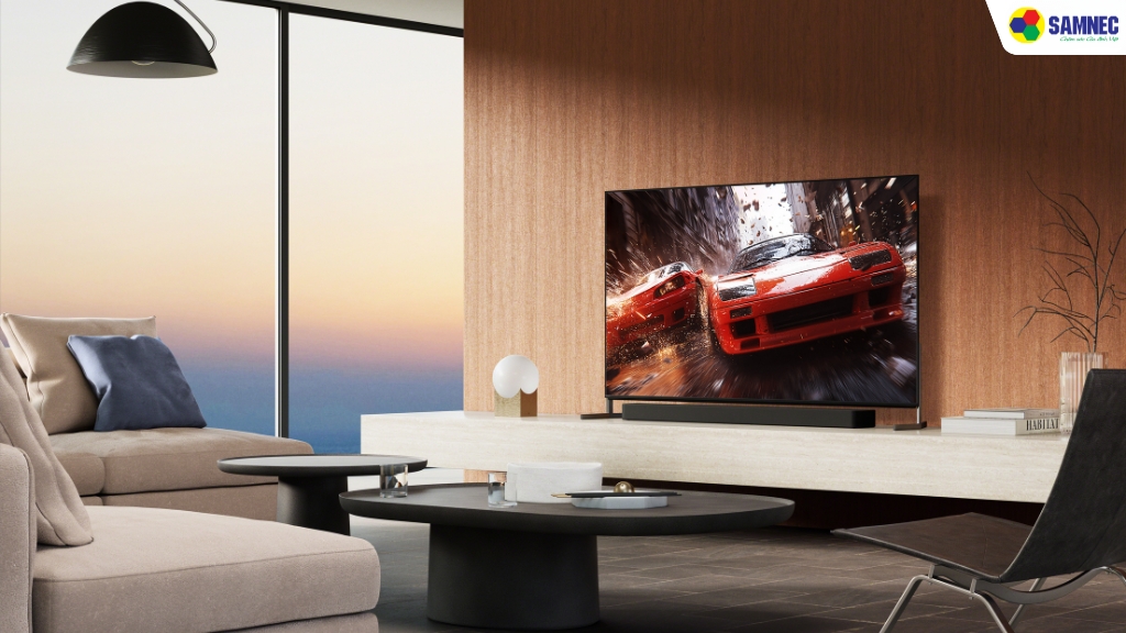 BRAVIA 8 II sở hữu thiết kế Slim One Slate tối giản