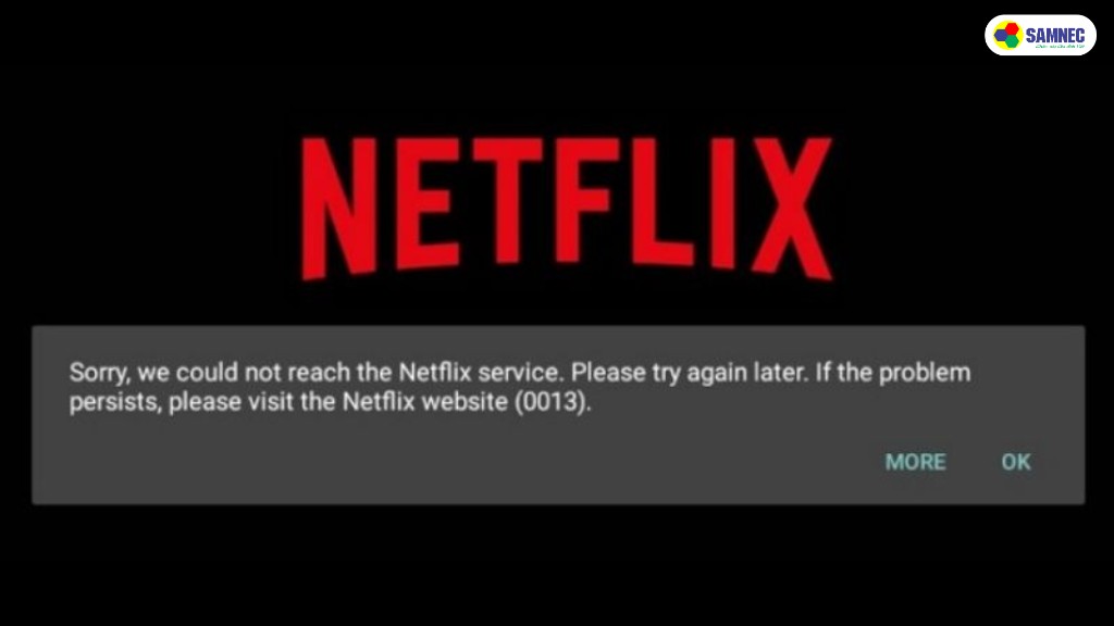 Do lỗi từ dịch vụ của Netflix