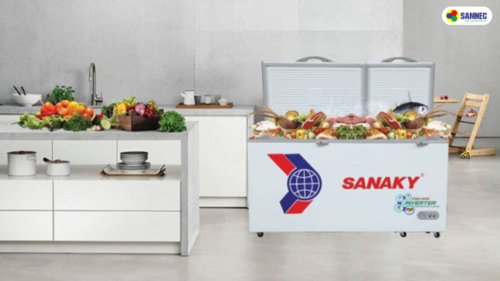 vị trí đặt tủ đông Sanaky