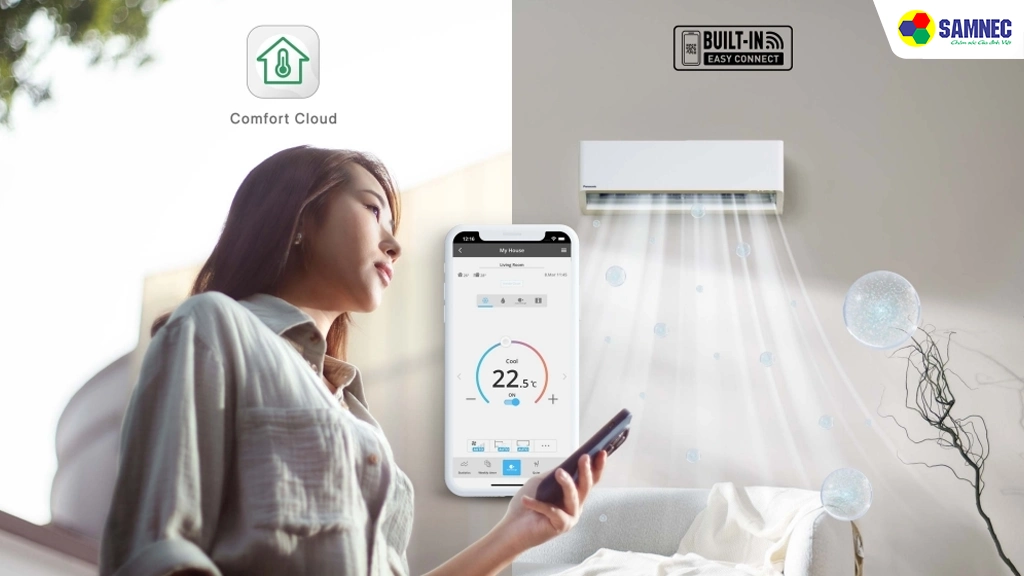 Điều hòa 1 chiều 2.5 HP Inverter Panasonic CU/CS-XU24BKH-8- Tiện ích