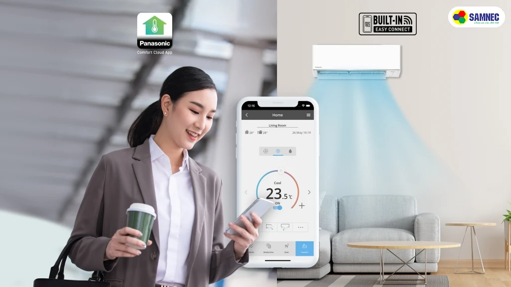 Ứng dụng thông minh trên điện thoại comfort cloud