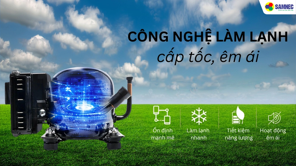Tủ lạnh di động 40 lít E-Pro VEP-PF-A-C40- Dung môi làm lạnh