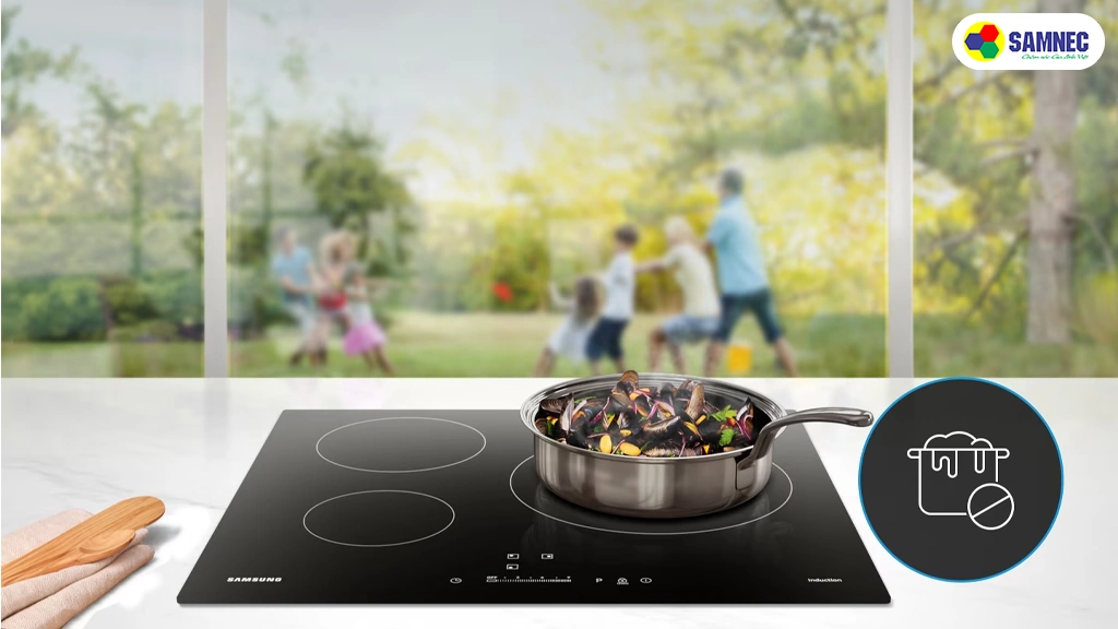 Bếp từ thông minh Samsung NZ64B5066FK/SV- tính năng an toàn