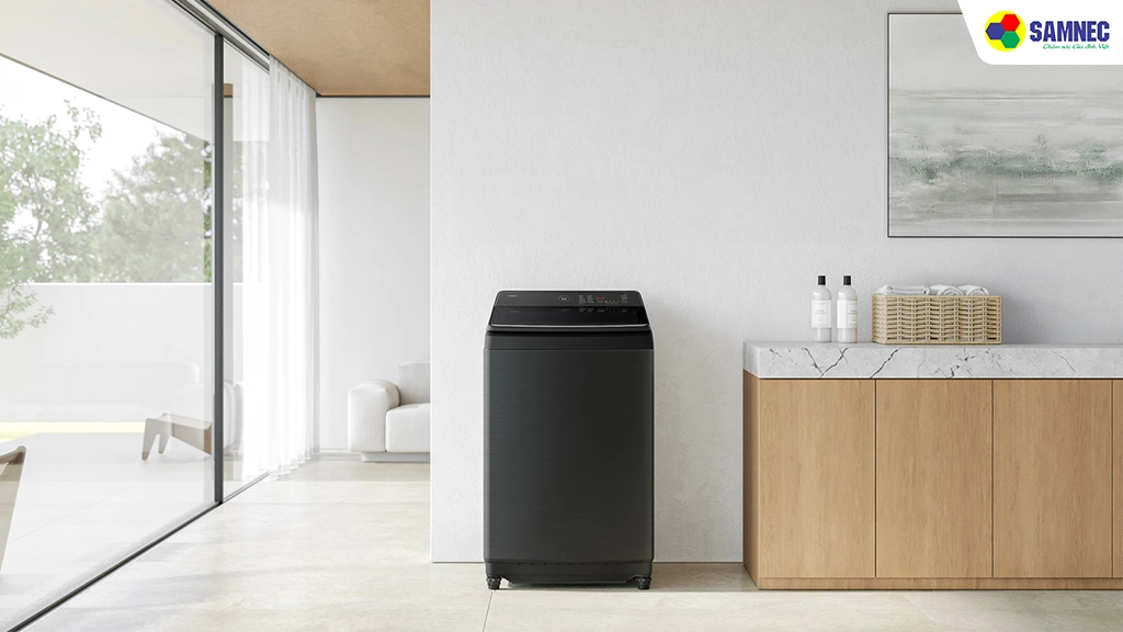 Máy giặt 19 kg Inverter Samsung WA80F19B9BSV - Thiết kế