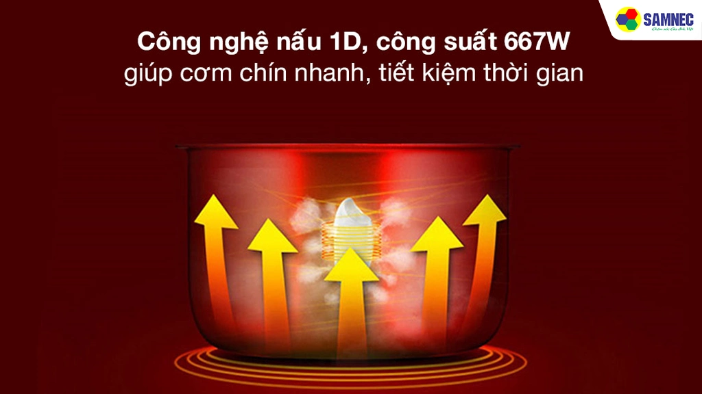 Nồi cơm điện 1.8 lít Tiger JNP-1800-FLZ- công nghệ nấu