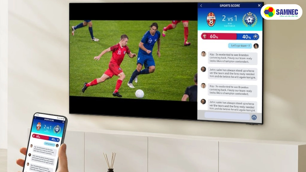 Smart Tivi OLED 4K 77 Inch Samsung QA77S95DAKXXV- Tiện ích