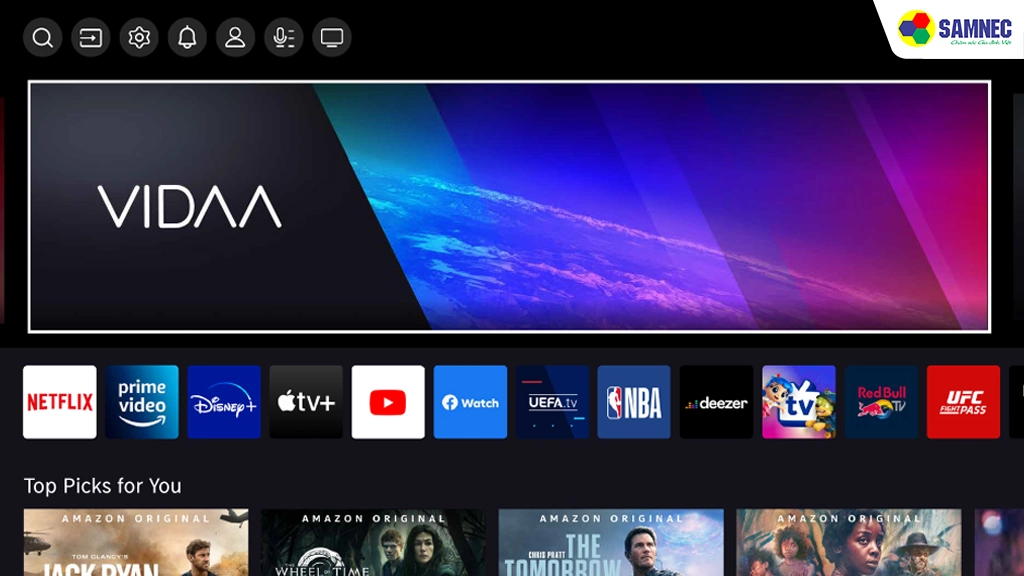 Smart Tivi AI 4K 85 Inch Toshiba 85C350RP- Hệ điều hành
