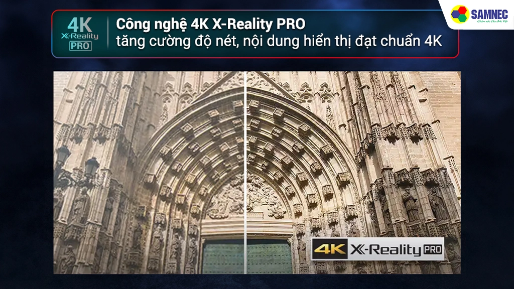Sony Google TV 4K LED NỀN BRAVIA 2 II 43 inch K-43S25VM2- Công nghệ hình ảnh