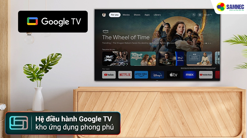 Sony Google TV 4K LED NỀN BRAVIA 2 II 75 inch K-75S20M2- Hệ điều hành