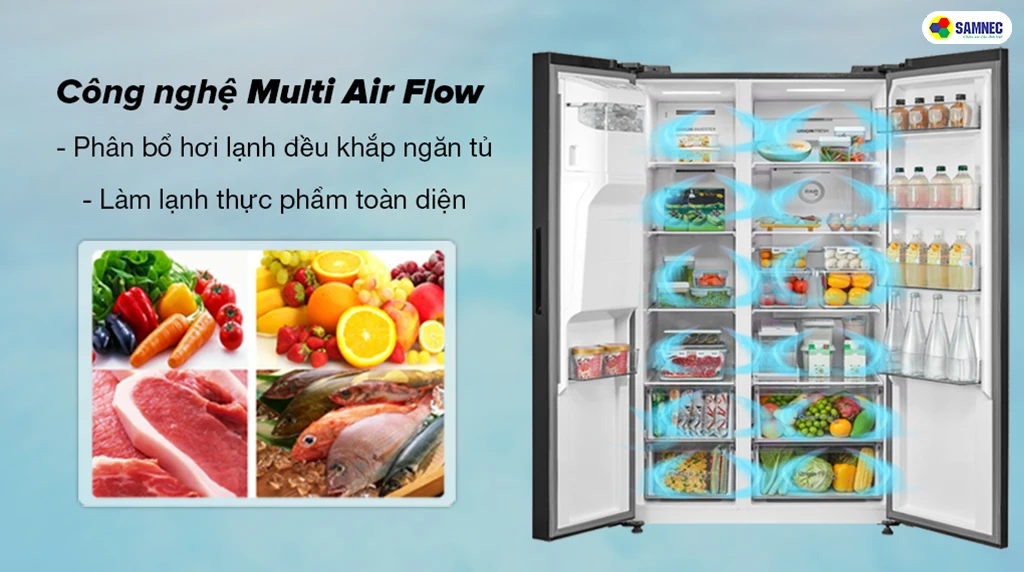 Công nghệ luồng khí lạnh đa chiều