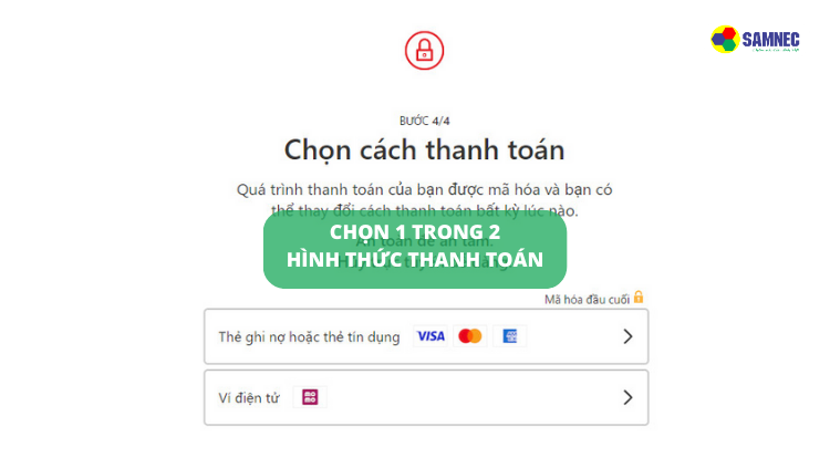 Chọn cách thức thanh toán đăng ký netflix trên tivi thông minh