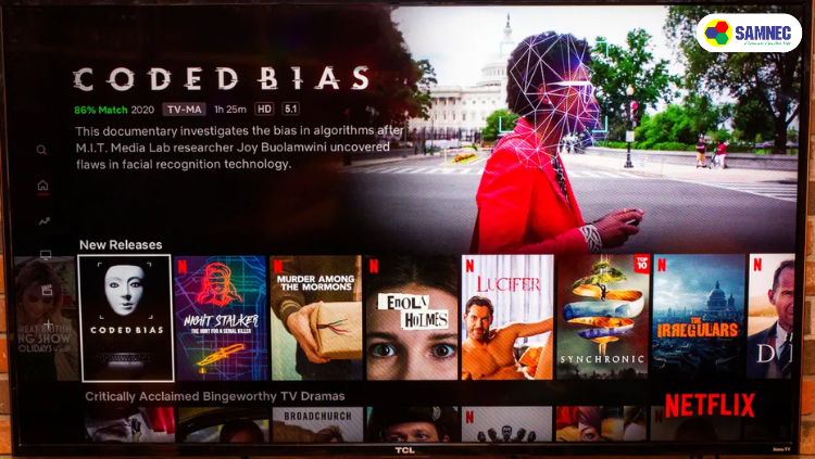 Lựa chọn phim Netflix trên tivi thông minh