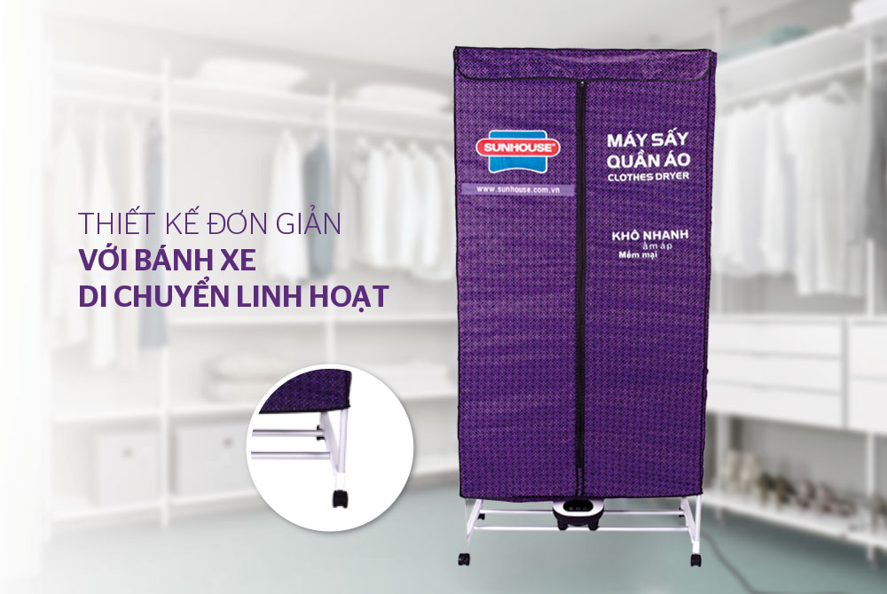 Máy sấy quần áo SUNHOUSE SHD2707