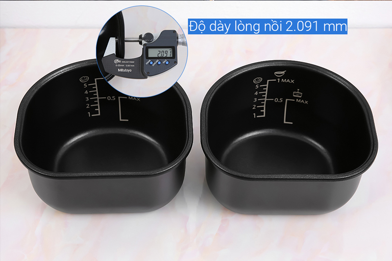 Lòng nồi Sharp 1.8 lít KN-TC50VN-SL Bạc Lòng nồi Sharp 1.8 lít KN-TC50VN-SL Bạc