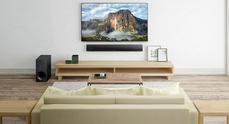 Tổng quan thiết kế Loa thanh soundbar Sony 2.1 HT-NT5 400W Tổng quan thiết kế Loa thanh soundbar Sony 2.1 HT-NT5 400W