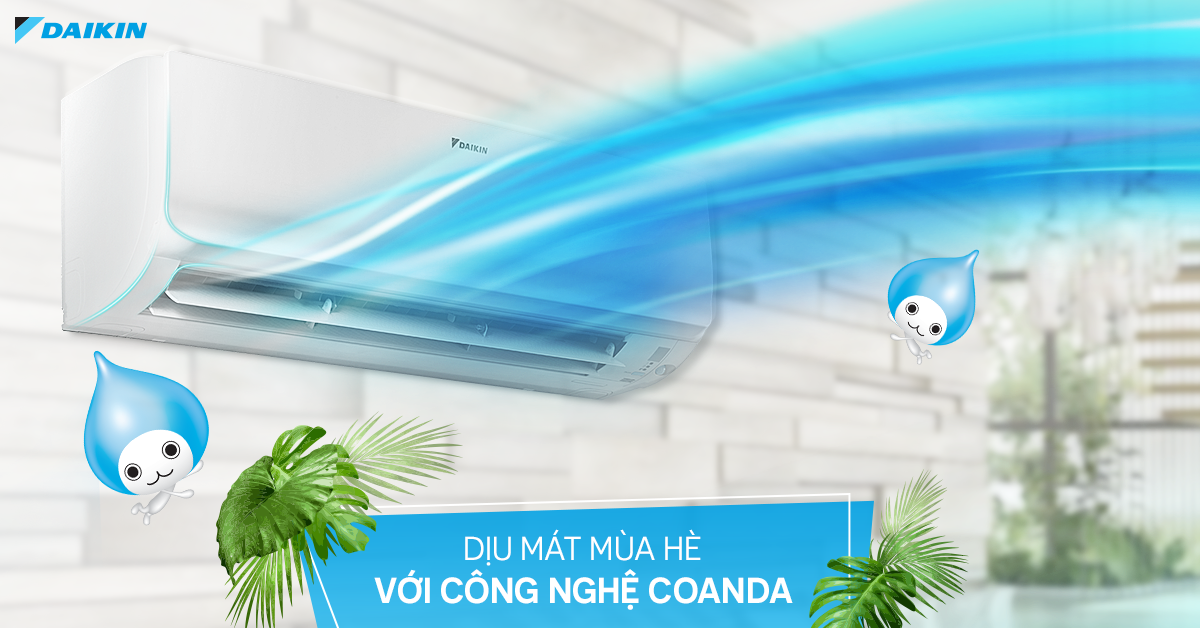 Điều hòa Daikin | công nghệ COANDA