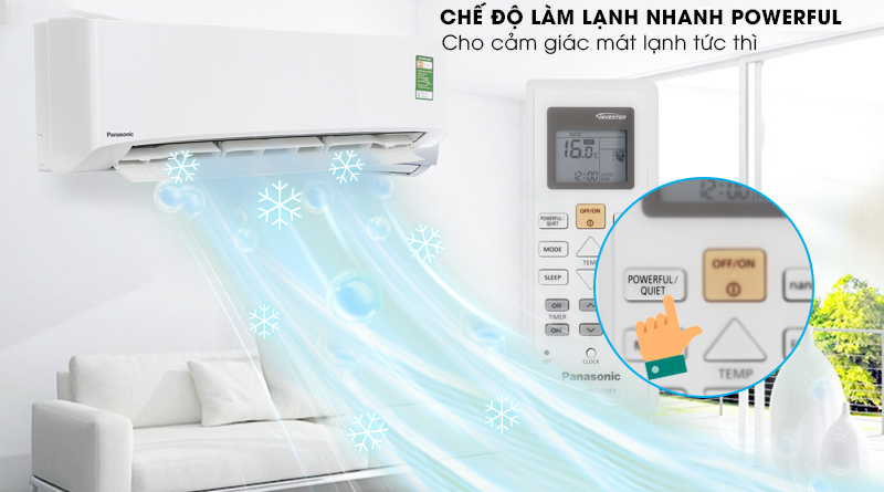 Powerful - Máy lạnh Panasonic 2 HP CU/CS-N18UKH-8 Powerful - Máy lạnh Panasonic 2 HP CU/CS-N18UKH-8