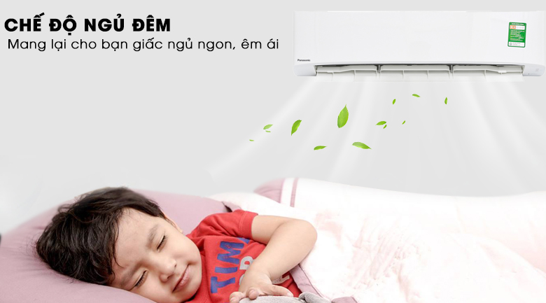 Chế độ ngủ ban đêm - Máy lạnh Panasonic 2 HP CU/CS-N18UKH-8 Chế độ ngủ ban đêm - Máy lạnh Panasonic 2 HP CU/CS-N18UKH-8