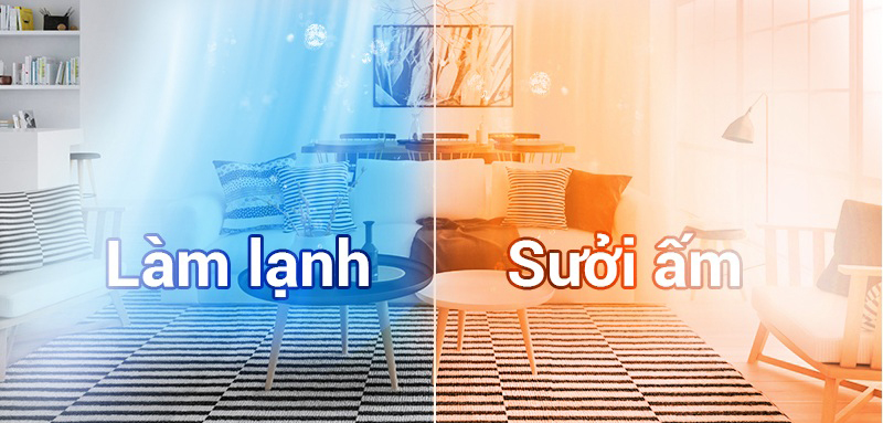 Chế độ sưởi ấm - Máy lạnh 2 chiều Panasonic 2 HP CU/CS-YZ18UKH-8 Chế độ sưởi ấm - Máy lạnh 2 chiều Panasonic 2 HP CU/CS-YZ18UKH-8