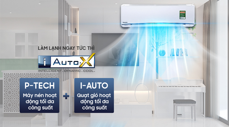 Làm lạnh nhanh - Máy lạnh 2 chiều Panasonic 2 HP CU/CS-YZ18UKH-8 Làm lạnh nhanh - Máy lạnh 2 chiều Panasonic 2 HP CU/CS-YZ18UKH-8