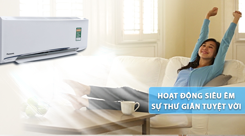 Hoạt động siêu êm - Máy lạnh 2 chiều Panasonic 2 HP CU/CS-YZ18UKH-8 Hoạt động siêu êm - Máy lạnh 2 chiều Panasonic 2 HP CU/CS-YZ18UKH-8