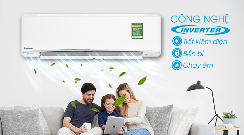 Công nghệ Inverter - Điều hòa 2 chiều Panasonic 1 HP CU/CS-YZ9UKH-8 Công nghệ Inverter - Điều hòa 2 chiều Panasonic 1 HP CU/CS-YZ9UKH-8