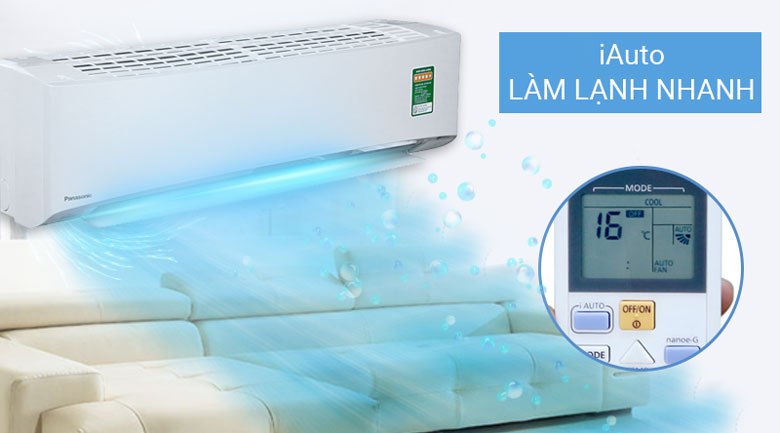 I-Auto - Điều hòa 2 chiều Panasonic 1 HP CU/CS-YZ9UKH-8 I-Auto - Điều hòa 2 chiều Panasonic 1 HP CU/CS-YZ9UKH-8