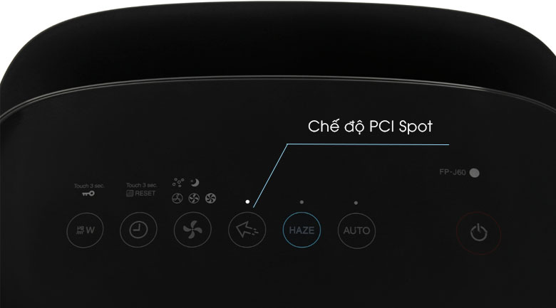 Chế độ PCI Spot - Lloại bỏ vi khuẩn, ẩm mốc và mùi hôi có trong không khí - Máy lọc không khí Sharp FP-J60E-W Chế độ PCI Spot - Lloại bỏ vi khuẩn, ẩm mốc và mùi hôi có trong không khí - Máy lọc không khí Sharp FP-J60E-W