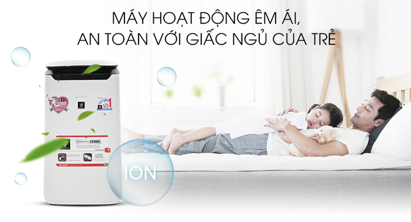 Độ ồn - Máy lọc không khí Sharp FP-J60E-W Độ ồn - Máy lọc không khí Sharp FP-J60E-W