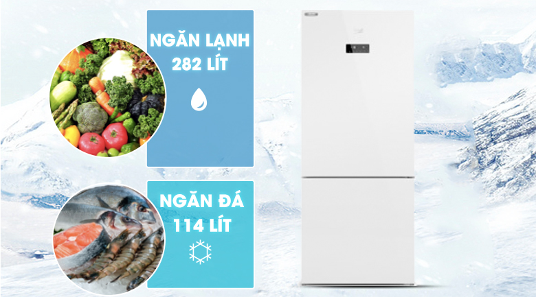 Tủ lạnh Beko Inverter 415 lít RCNT415E50VZGW