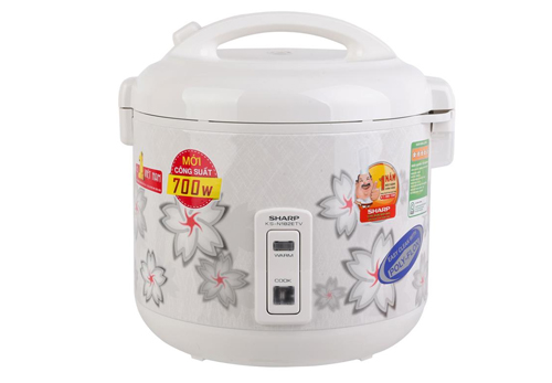 Nồi cơm điện Sharp 1.8 lít KS-N182ETV "SW" (DMQ)