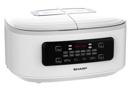 Nồi cơm điện 2 ngăn đa năng Sharp KN-TC50VN-WH