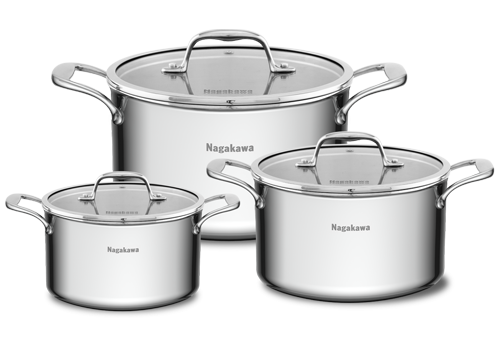 Bộ nồi inox Nagakawa NAG1355